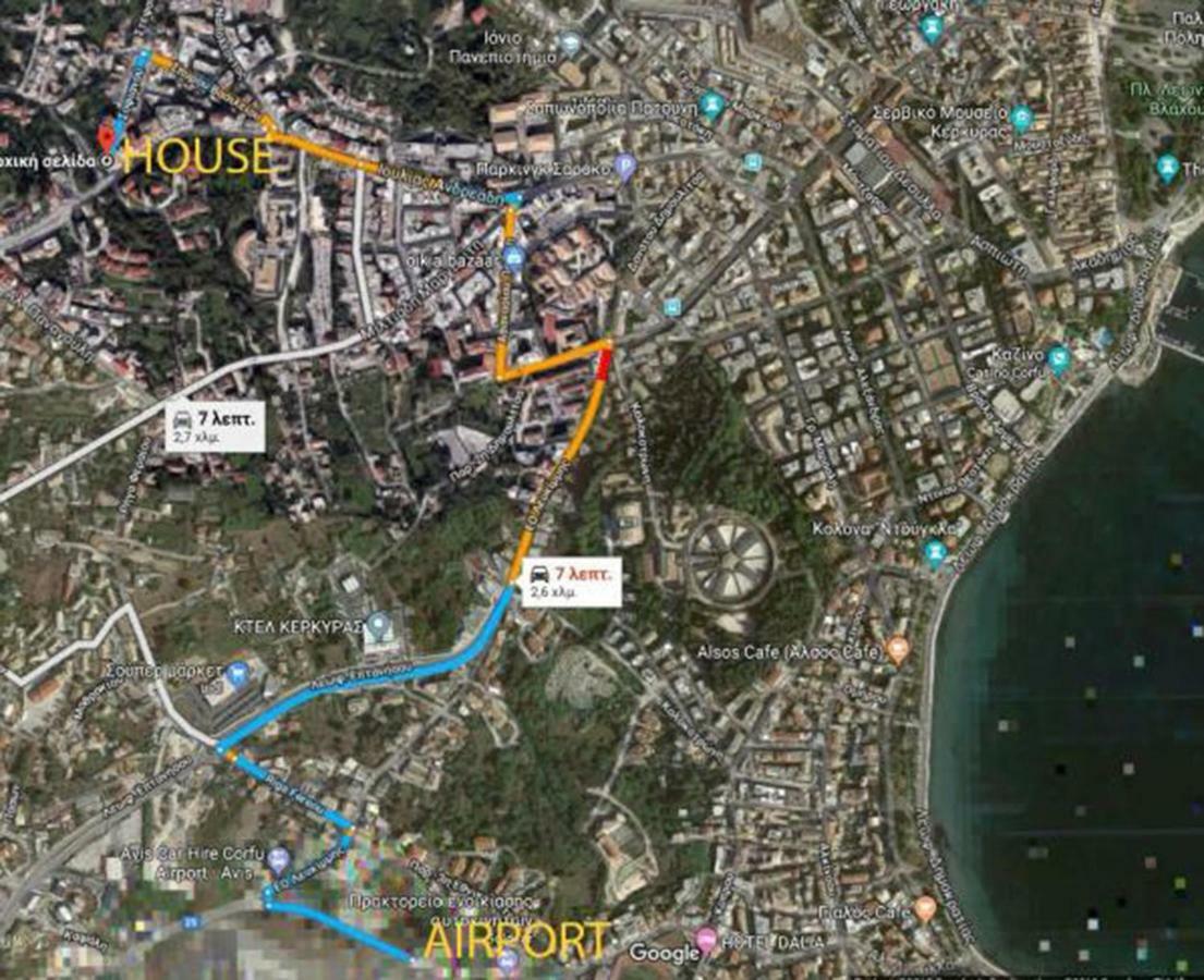 B&B In Corfu Town Bagian luar foto